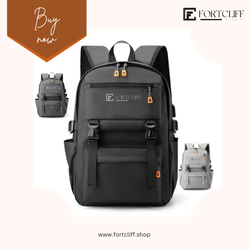 FORTCLIFF Underseat Cabin Approved Backpack Travel Work Bag Quality Pu Leather